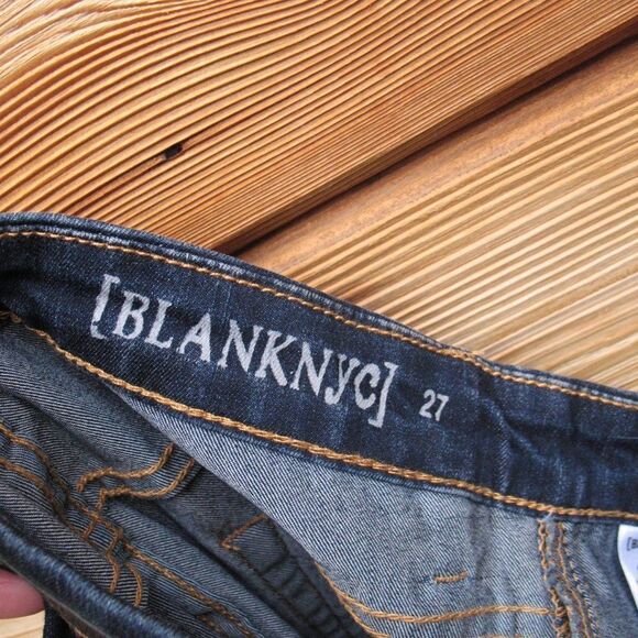 NWT Blank NYC High Waist Stretch Ankle Skinny Jeans Dark Wash - Picture 9 of 11